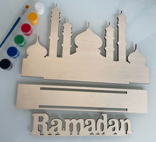 Load image into Gallery viewer, Wood Ramadan Sign | Ramadan Paint Your Own | Wooden Ramadan Sign