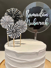 Load image into Gallery viewer, Ramadan Cake Topper | Ramadan Mubarak | Ramadan Decor | Ramadan Decoration | Muslim Cake Topper | Ramadan Cupcake Topper