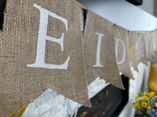 Load image into Gallery viewer, Eid Mubarak Burlap Banner with 14 Stars