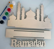 Load image into Gallery viewer, Wood Ramadan Sign | Ramadan Paint Your Own | Wooden Ramadan Sign
